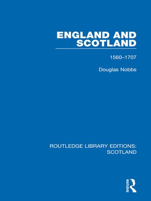 cover image of England and Scotland